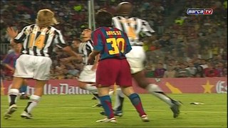 Messi's amazing performance vs Juventus (Gamper Trophy, 2005)