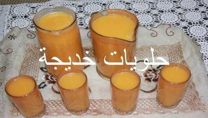 عصير الخوخ والمشمش والبرتقال منعش وصحي Peach apricot orange juice