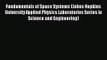 (PDF Download) Fundamentals of Space Systems (Johns Hopkins University Applied Physics Laboratories