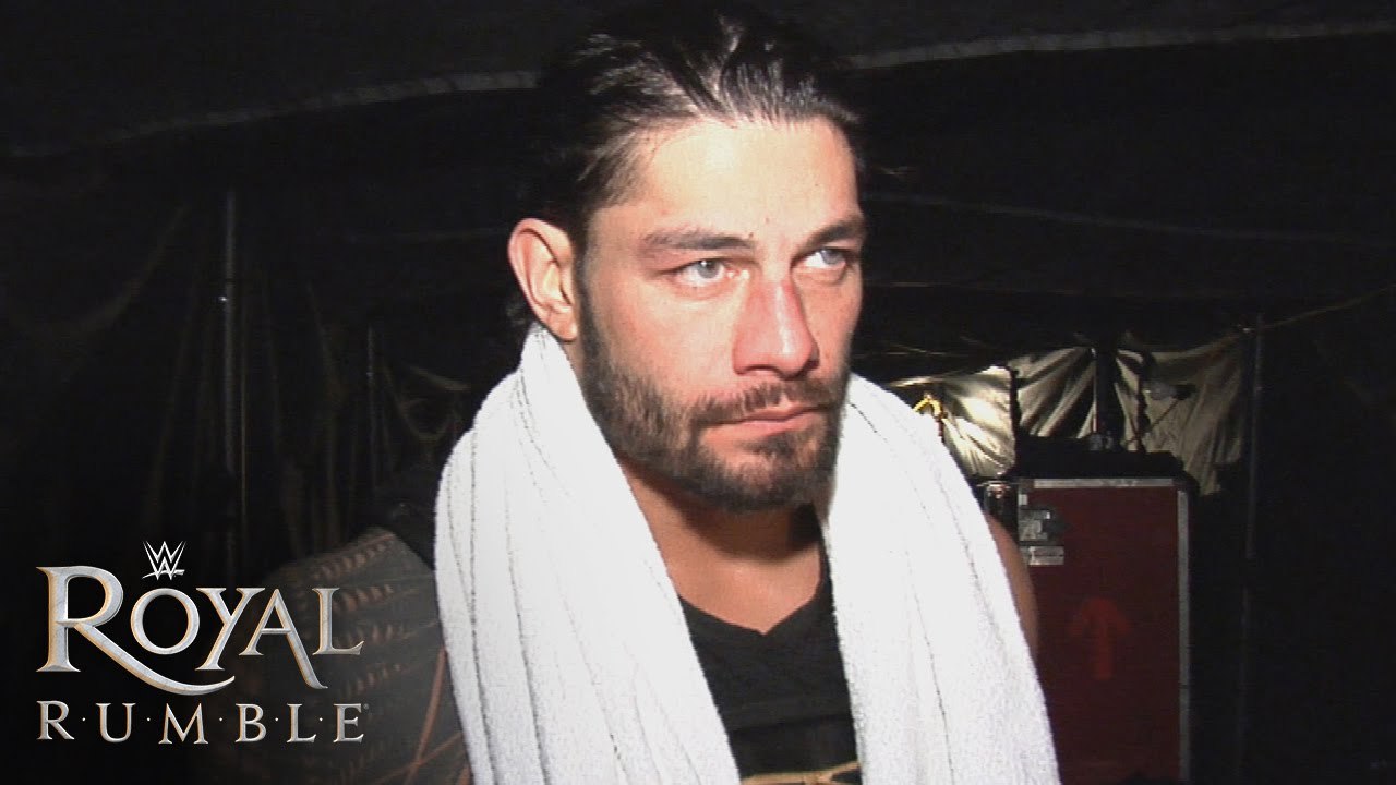 Roman Reigns is visibly shaken as Triple H is crowned WWE World Heavyweight Champion- Jan. 24, 2016