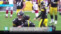 Broncos protect Steelers Super Bowl records with win over Patriots