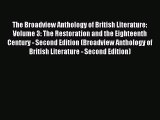 (PDF Download) The Broadview Anthology of British Literature: Volume 3: The Restoration and