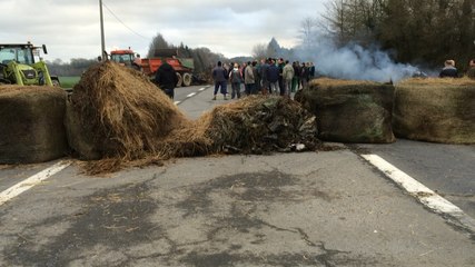 Crise agricole : la RN164 bloquée
