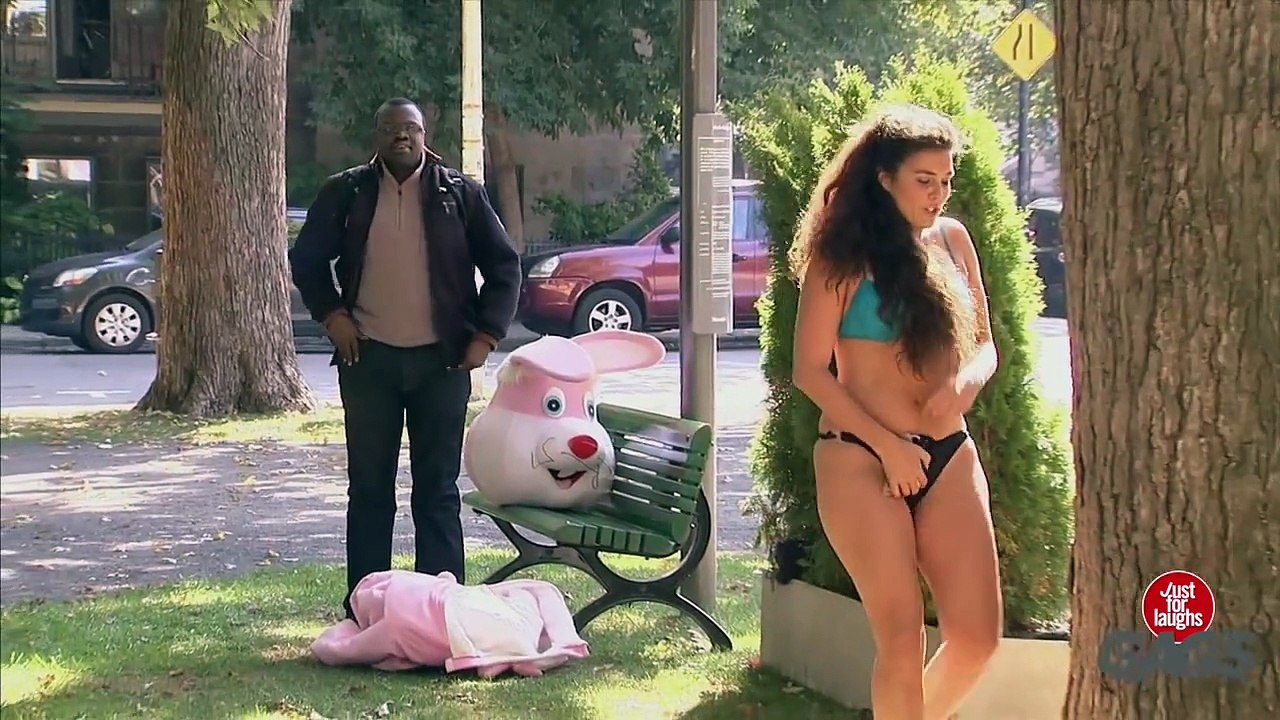 Sexy Mascot Pees Like a Man