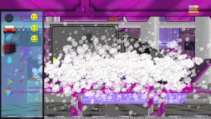 KZKCARTOON TV-Milk Van - Car Service - Car Garage
