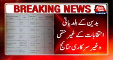 Badin LB Election unofficial results: Zulfiqar Mirza group win