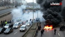 Grève des taxis : incidents et interpellations porte Maillot