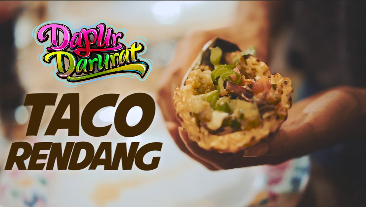 Cara Membuat Taco Rendang - Dapur Darurat Quickie