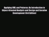 (PDF Download) Applying UML and Patterns: An Introduction to Object-Oriented Analysis and Design