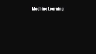 (PDF Download) Machine Learning Download