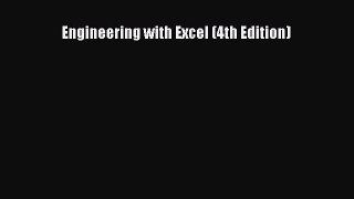 (PDF Download) Engineering with Excel (4th Edition) Download