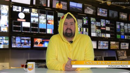 Le JT JVL #20 : L'essentiel de l'actualité Jeux Vidéo du 18 au 24 janvier 2016