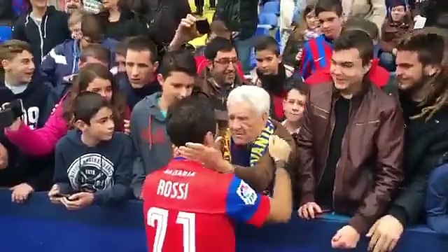 Levante fan & Giuseppe Rossi: Thank you so much for coming to my Levante, we will come see you everyday