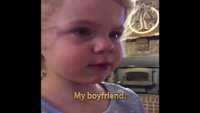 Cette fillette est sure d'avoir un petit ami mais son papa n'est pas d'accord
