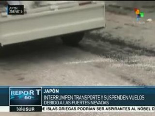 Japón: tormenta de nieve provoca cancelación de vuelos