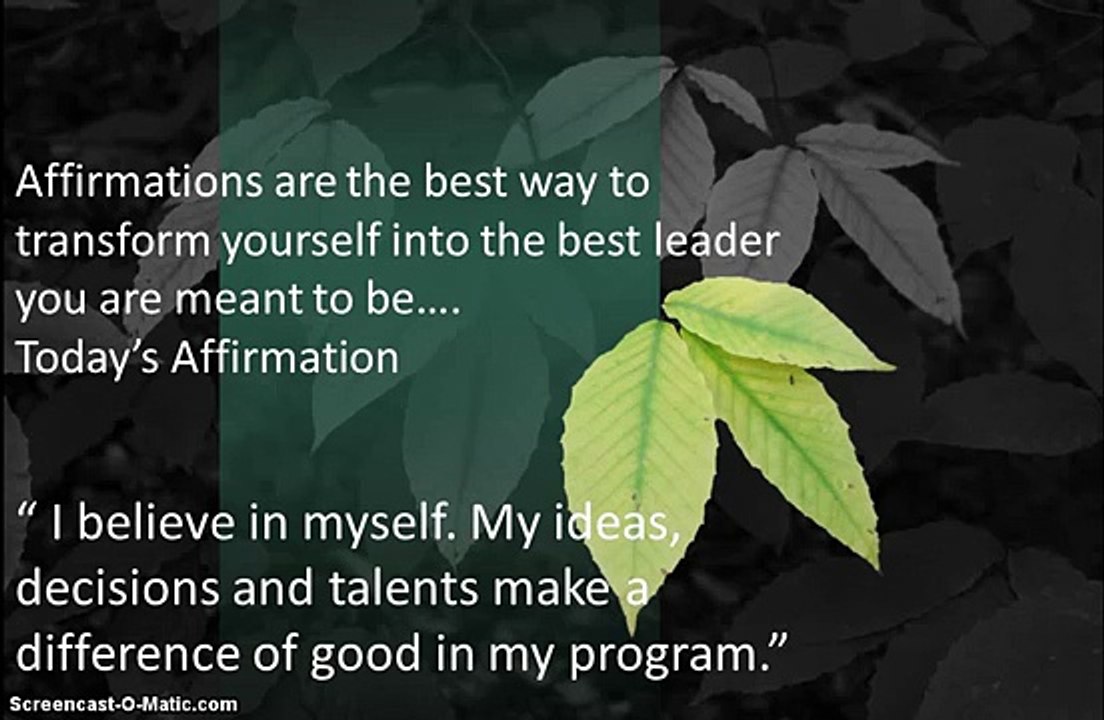 ECE Leadership Affirmation 3 Minute Meditation #2