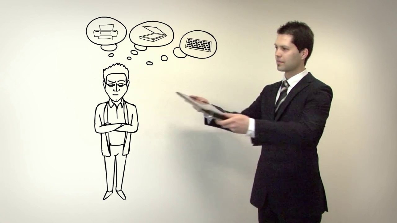 Анимационный ролик-презентация планшета E-printer (покадровая 2D мультипликация)