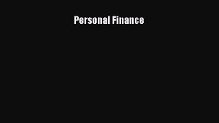 (PDF Download) Personal Finance PDF