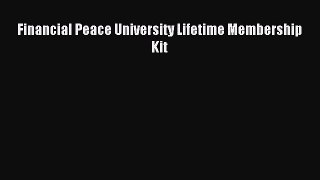 (PDF Download) Financial Peace University Lifetime Membership Kit PDF