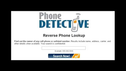 Phone Detective! Reverse Phone Lookup! Find out the owner of any cell phone or unlisted number!