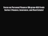 [PDF Download] Focus on Personal Finance (Mcgraw-Hill/Irwin Series I Finance Insurance and