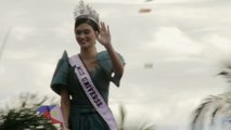前代未聞のハプニングを経て…ミス・ユニバースに輝いたフィリピン代表が凱旋帰国！