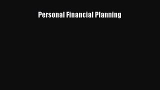 (PDF Download) Personal Financial Planning Download