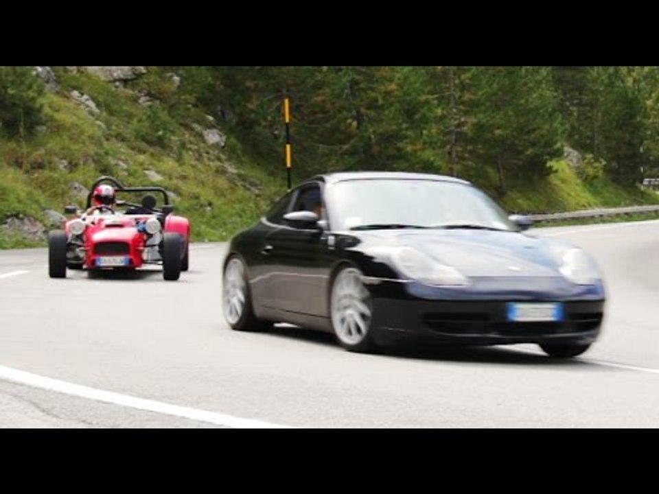 Porsche 911 Carrera vs Striker VTEC - Inseguimento a Davide Cironi