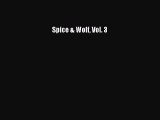 (PDF Download) Spice & Wolf Vol. 3 Read Online