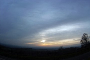 Coucher de soleil Montaigu