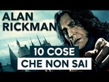 Alan Rickman: 10 curiosità che non sapete sul grande Piton.