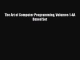 (PDF Download) The Art of Computer Programming Volumes 1-4A Boxed Set Download
