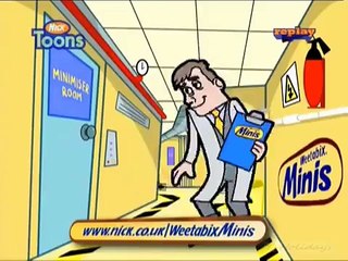 Nicktoons UK Weetabix Minis sponsorship 2009