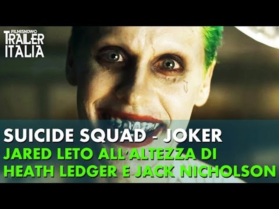 SUICIDE SQUAD - JOKER, JARED LETO all'altezza di HEATH LEDGER e JACK NICHOLSON - MOVIE NEWS