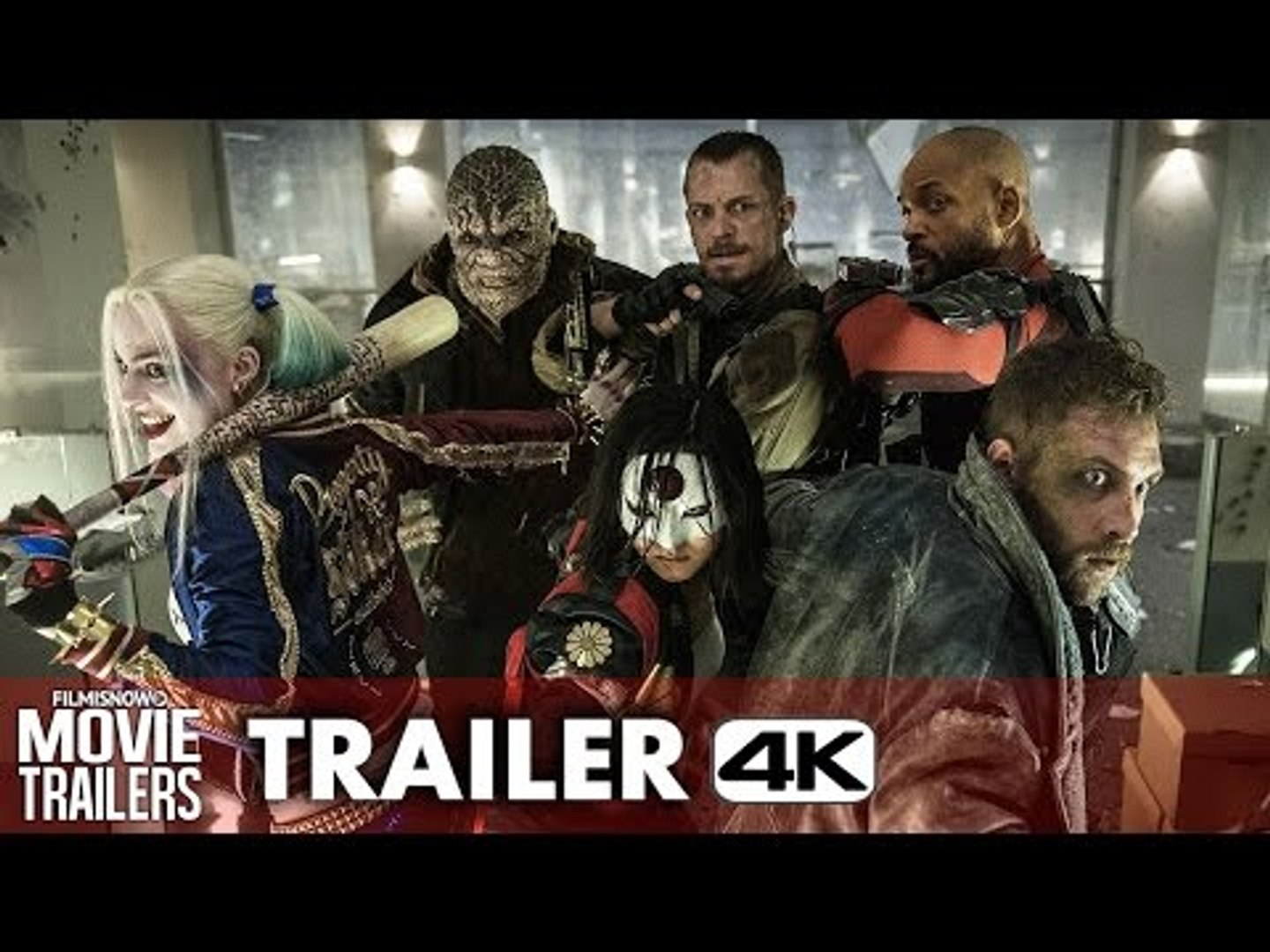 SUICIDE SQUAD Official Trailer [4K Ultra HD]