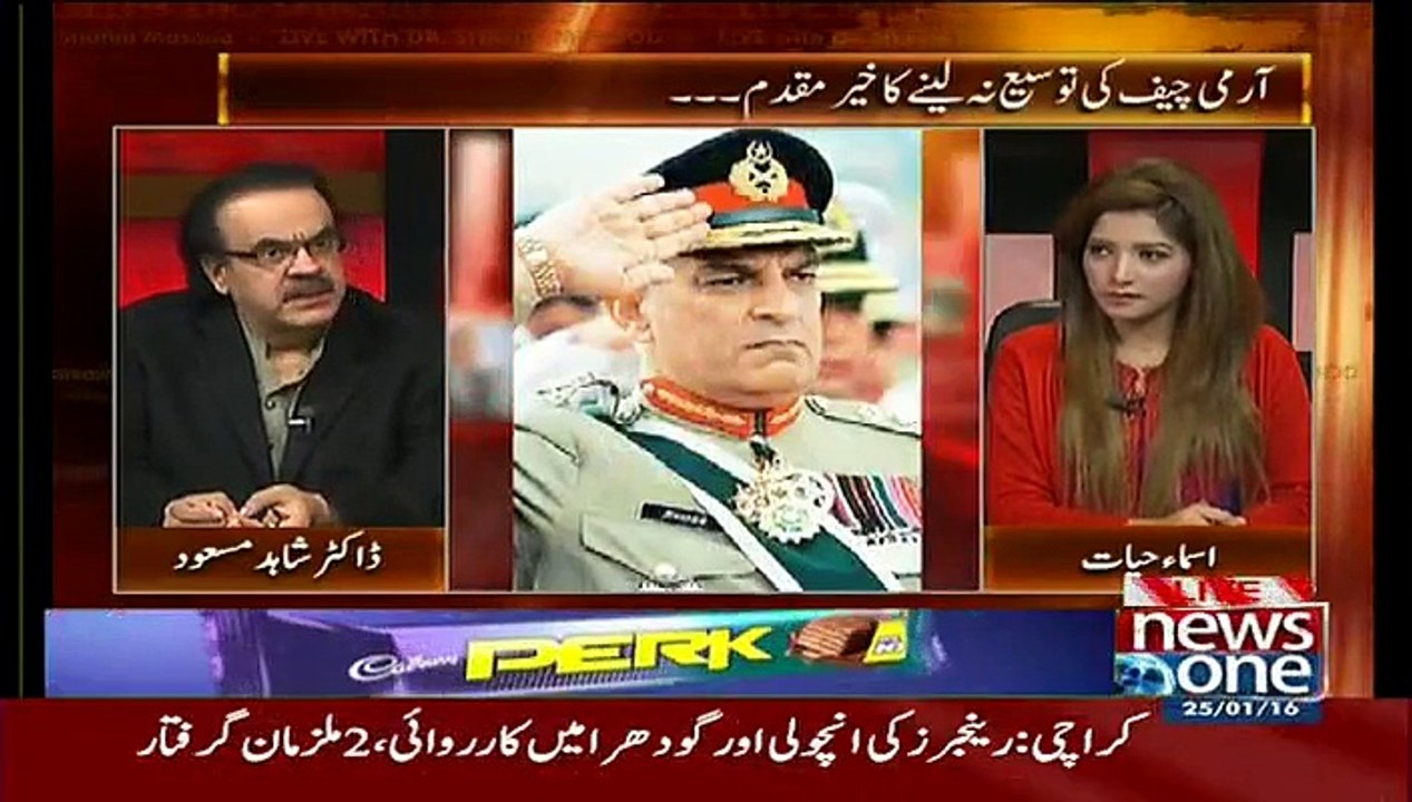Live With Dr Shahid Masood 25th January 2016