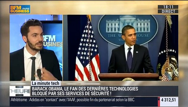 La Minute Tech: Barack Obama, un président très geek, est bloqué par ses services de sécurité informatique - 25/01