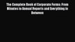 The Complete Book of Corporate Forms: From Minutes to Annual Reports and Everything in Between