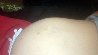 34 weeks pregnant breech baby pushing on belly