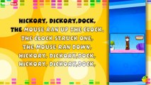 Hickory Dickory Dock Lyrical Video | English Nursery Rhymes Full Lyrics For Kids & Children