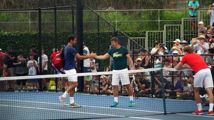 Roger Federer practice session | Brisbane International 2016