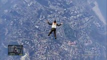 【GTA5】 Parachuting Home, Minus Parachute