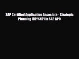 [PDF Download] SAP Certified Application Associate - Strategic Planning (DP/SNP) in SAP APO