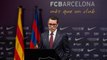 El portaveu del FC Barcelona anuncia els acords de la Junta Directiva