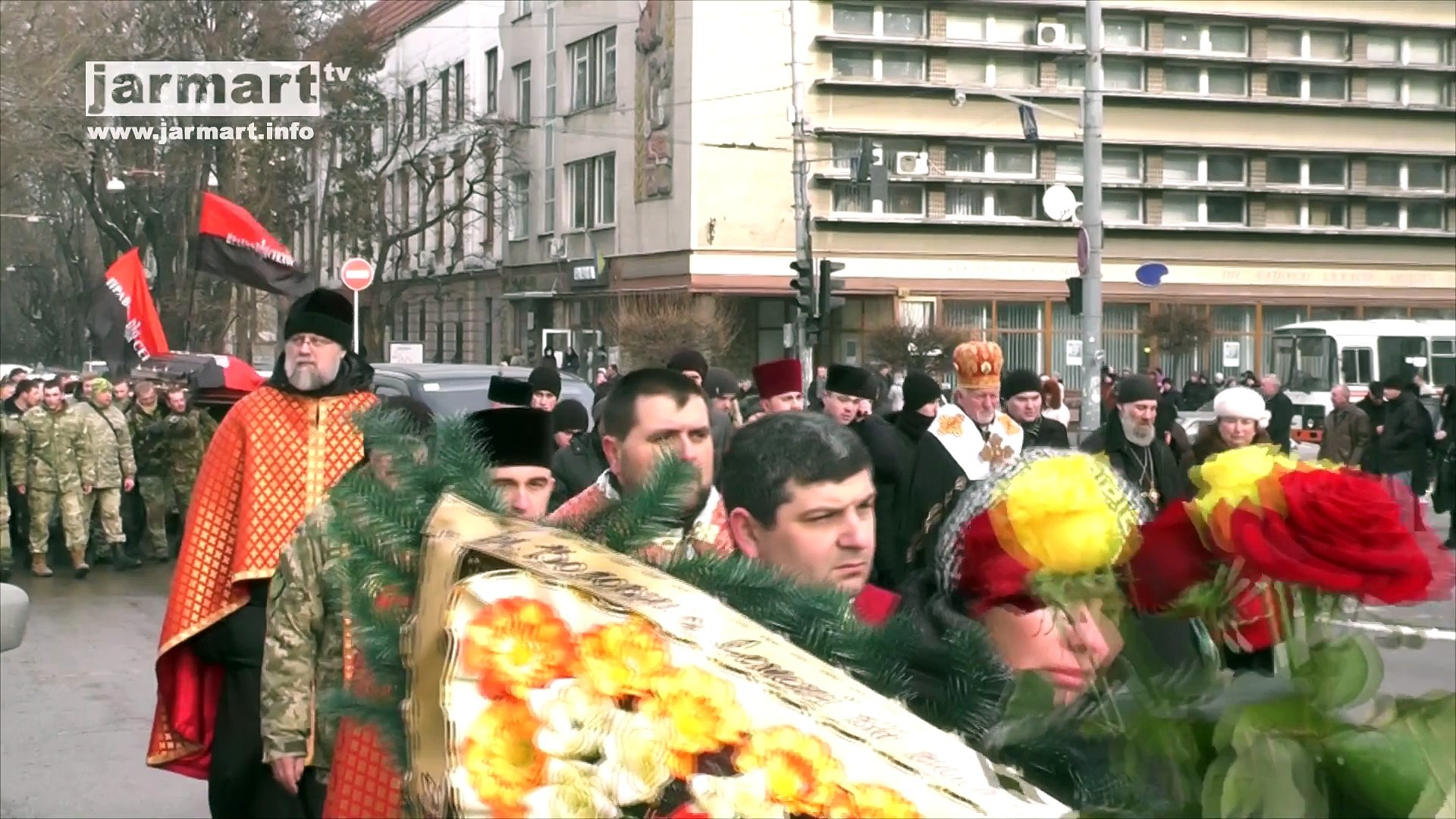 ⁣Похорон українця Г.Семанишина, який загинув захищаючи українську державу від російських окупантів