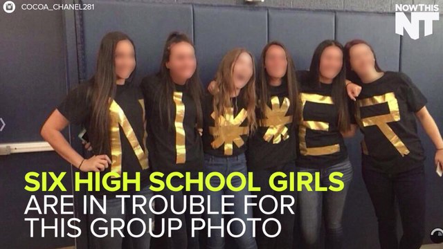 Six Teen Girls Caused Outrage For Spelling Out A Racial Slur With Their Shirts