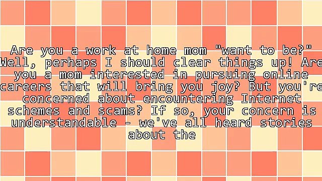 Legitimate Online Jobs For Moms