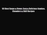 101 Best Soups & Stews: Easy & Delicious Gumbos Chowders & Chili Recipes Free Download Book