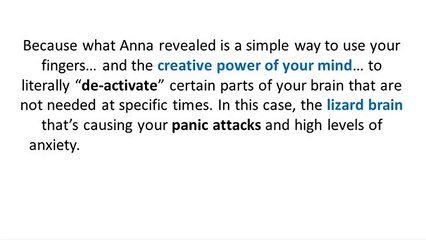 60 Second Panic Solution