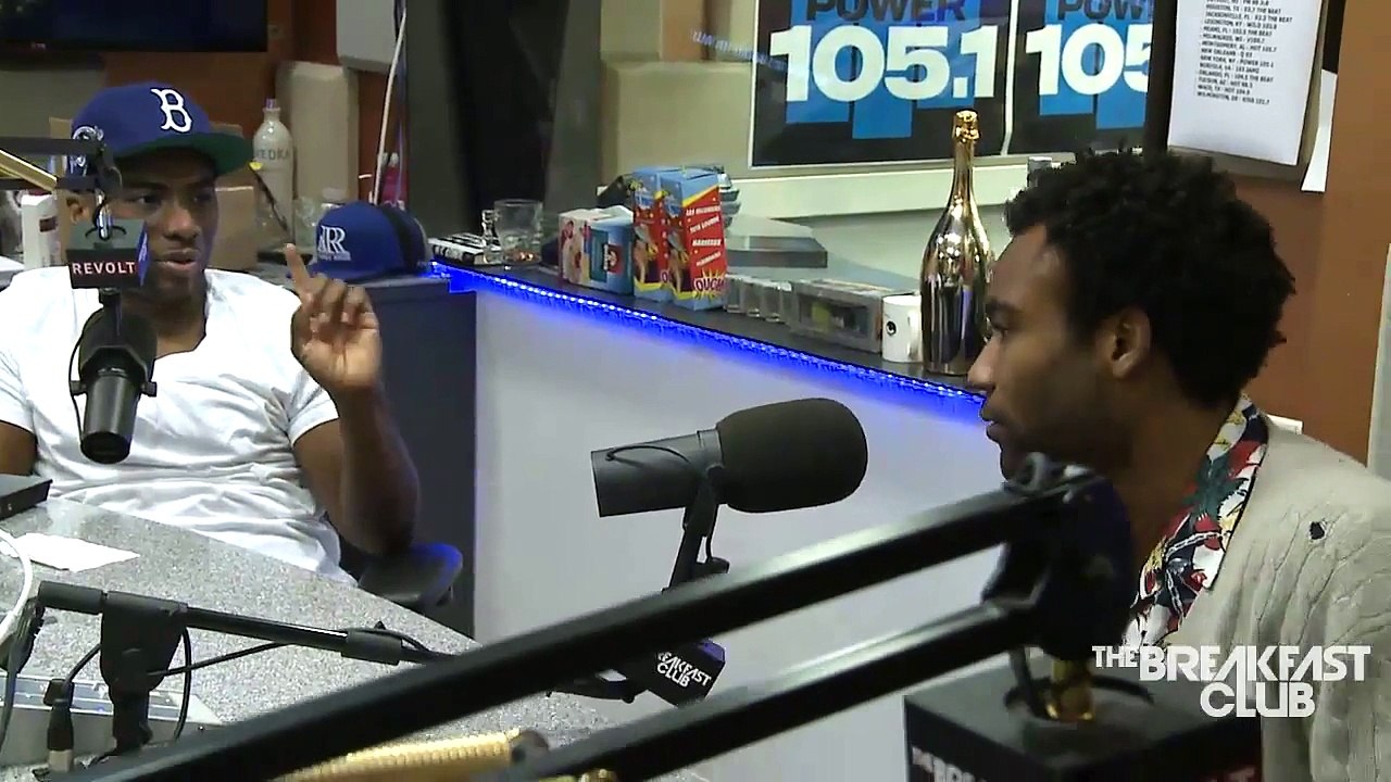 Childish Gambino Interview at The Breakfast Club Power 105.1 (9_10_2014)